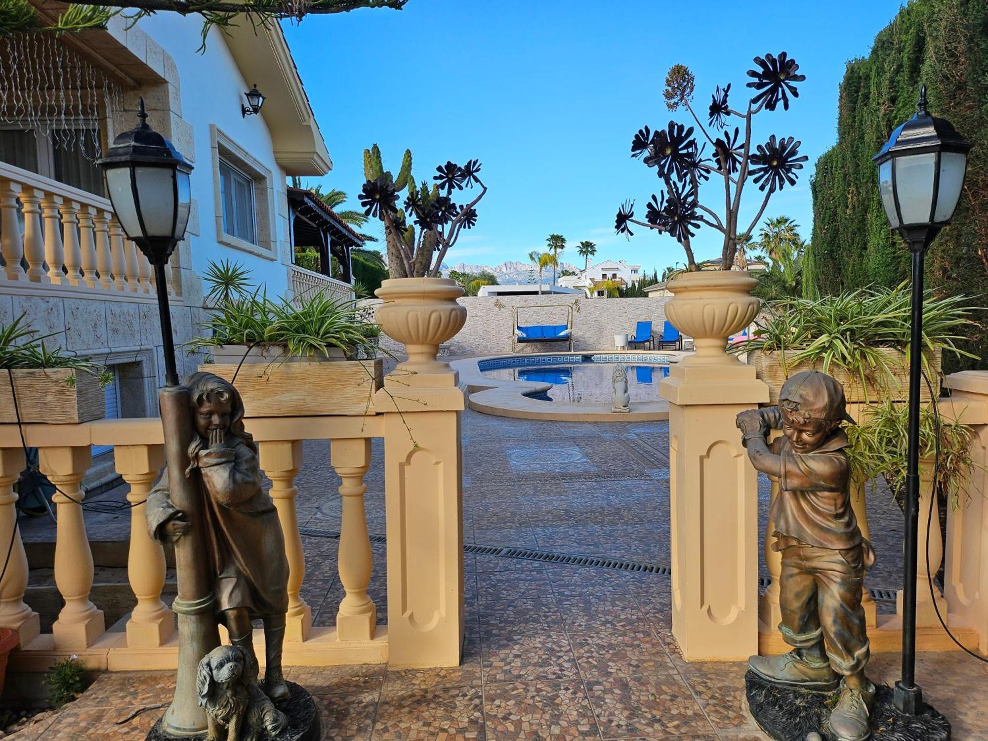 ל'אלפאס דל פי Villa Tres Palmeras En Alfaz Del Pi , Albir, Benidorm מראה חיצוני תמונה
