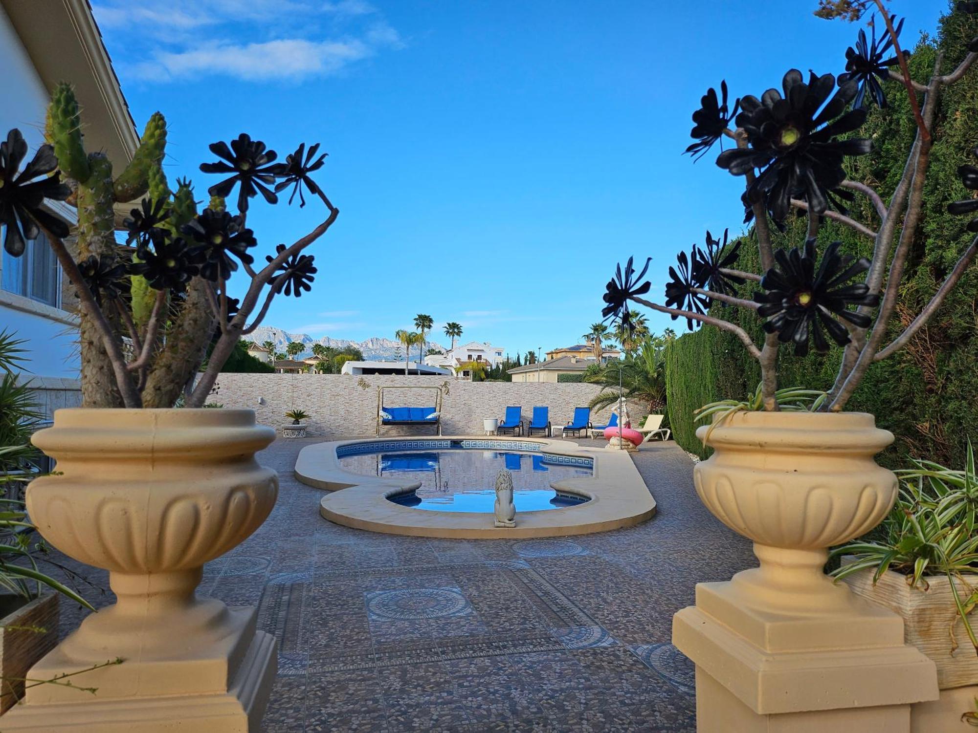 ל'אלפאס דל פי Villa Tres Palmeras En Alfaz Del Pi , Albir, Benidorm מראה חיצוני תמונה